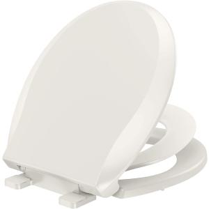 YASFEL Toilet Seat with Toddler Toilet Seat Built in, Plastic, Elongated Slow Close with Magnets For Potty Training For Kids & Adults (White, 18.5”)