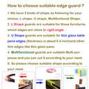 M2cbridge L Shape Extra Thick Furniture Table Edge Protectors Foam Baby Safety Bumper Guard 6.5 Ft (Grey) (Gray)