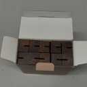 UNIQOOO 20 Pack Place Card Holders | Rustic Walnut Wood Escort Cards Display Stands | Table Number Sign and Photo Stand | Perfect for Retail Shop, Cafe, Home, Wedding, Dinner Party Events Decoration