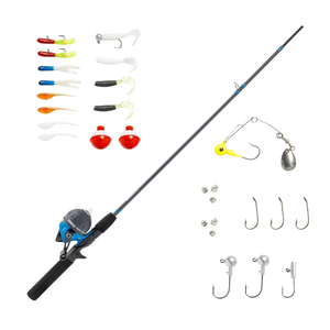 Zebco Zebco Ready Tackle Spincast and Spinning Combo, 2-Piece, Includes Tackle
