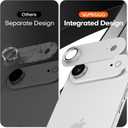 Camera Lens Protector for iPhone Air, Aluminum Alloy Sapphire Glass Camera Cover Screen, Anti-drop, Case Friendly-Cloud White