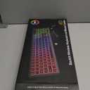 Wireless Keyboard and Mouse Combo, RGB Backlit, Rechargeable & Light Up Letters, Full-Size, Soft Typing, Sleep Mode, 2.4GHz Quiet Keyboard Set for Mac, Windows, Laptop, PC, Trueque (Black)