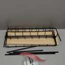 Earring Display for Vendors, 6 Tiers Earring Rack Display Holder Stand, Earring Organizer Holder, Jewelry Display for Selling Earings Cards, Necklaces Rings Bracelets, Keychains (Black)