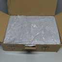 Ruiever Square Lampshades Set of 2, Linen Lampshades L6.3"x W6.3" x H9.84" High, Easy Assembly Replacement Fabric Shades for Table Lamps Floor Lamps, Gray Color Shade