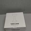 PUSU Cordless LED Gold Small Table Lamps Set of 2, Portable Rechargeable 4000mAh Battery Operated Desk Lamp, 3 Color Stepless Dimming for Kids, Restaurant, Bedside, Outdoor, Bar, Night Light, Gift (3.5  H8.30 inch)