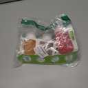 humangear GoToob+ 3-Pack (Large) | Refillable Silicone Travel Bottle | Locking Lid | Food-Safe Material, Clear/Red/Orange, Large (3.4 fl.oz.; 100ml)