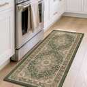DEXI Anti Fatige Cushioned Kitchen Floor Mats Non Slip Runner 24x87, Green