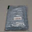 Kevin Textile Throw Pillow Covers Soft Corduroy Decorative Set of 2 Boho Striped Pillow Covers Pillowcases Farmhouse Home Decor for Couch Bed Sofa Living Room 16x16 Inch Blue Grey