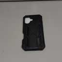 FNTCASE for iPhone 17 Phone Case: Military Grade Drop Proof Protection Mobile Cover with Kickstand | Matte Textured Rugged Shockproof TPU | Protective Sturdy Phone Case - 6.3 inch Black