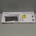 Wireless Keyboard and Mouse Ultra Slim Combo, TopMate 2.4G Silent Compact USB 2400DPI Mouse and Scissor Switch Keyboard Set with Cover, Batteries Included, for PC/Laptop/Windows/Mac  Rose Gold White