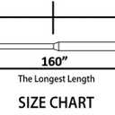 EXCLUSIVE HOME Torch 1" Curtain Rod and Finial Set, Matte Silver, Adjustable 84"-160"