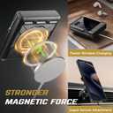 TONGATE for Motorola Razr 2026 Case & Razr 2025/2024 Case with Privacy Screen Protector, [360° Spin Magnetic Stand] [Compatible with Magsafe] [Hinge Protection] Military Grade Drop Phone Cover, Black