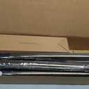 30-120 Inch Wrap Around Curtain Rod 1" Diameter for 30-114 Windows, Adjustable Curtains Rod, Bronze Industrial Curtain Rods for Windows Heavy Duty Window Treatment Rods for Blackout Curtains 1 Pack