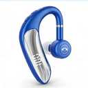 Bluetooth Headset V5.4, 23H Talk Time Wireless Headphone Cell Phone Earpiece with LED Display, Handsfree Single Earbud with Mic for Driving Trucker Office Business Work Rotatable Fit Left/Right Ear