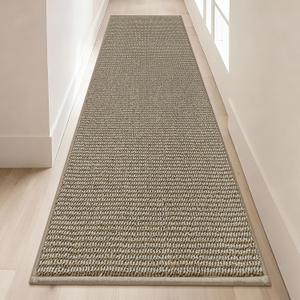 BEQHAUSE Hallway Runner Rugs 2x8, Hallway Rug Washable, (Rolled-Up NO Creases) Non Slip Runner Rug Absorbent Stain Resist Carpet Runner, Entryway Rugs Floor Mat Laundry Room Rugs