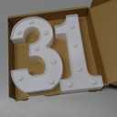 13th Birthday Decorations for Girls Boys,13th Birthday Party Decorations for Centerpieces Table,Light Up Numbers 13 Sign for Party Backdrop Wall Decor for 13 Wedding Anniversary Decoration