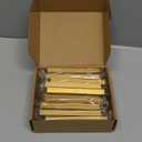 goldenwarm 10 Pack Gold Cabinet Handles 3 Inch Brushed Brass Drawer Pulls Brass Handles for Kitchen Cabinets - LS1212GD76 Gold Drawer Hardware Dresser Pulls Dresser Hardware, 5in Overall Length (3in hole centers)