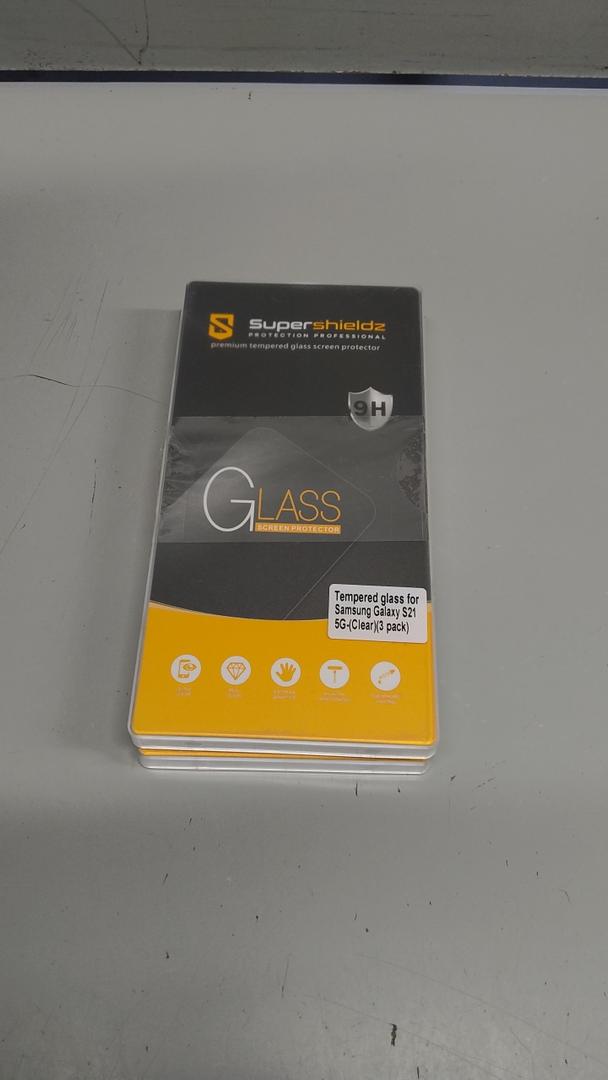 Supershieldz Designed for Samsung Galaxy S21 5G Tempered Glass Screen Protector, Anti Scratch, Bubble Free, 2 Pack