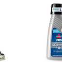 Bundle of Bissell TurboClean PowerBrush Pet Carpet Cleaner, 2987,Green/Black large + Bissell 78H63 Deep Clean Pro 4X Deep Cleaning Concentrated Carpet Shampoo, 48 ounces - Silver
