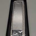 Bling Car Rearview Mirror, Decorations Rear View Mirror with Crystal Rhinestones & Diamonds, Car Interior Trim Accessories, Clip-on & HD Glass, Sparkly Gift for Mother Women Girls (Silver)