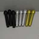 8 Pack Microphone Prop Play Plastic Toy Fake Microphone Simulate Speech Practice Fake Mic for Christmas Karaoke Fun Stage Costume Prop Birthday Party, 3 Color