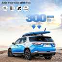 FengYu 300lbs Roof Rack Cross Bars Compatible with Chevy Chevrolet Traverse 2018 2019 2020 2021,Heavy Duty All-Metal Aluminum Roof Rails Crossbars Rooftop Cargo Bars Black Luggage Racks Carrier