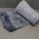 Arotive Microfiber Bathroom Rugs, Shaggy Soft and Absorbent Bath Rug, Non-Slip, Thick Plush Machine Washable Dry Bath Mats for Bathroom, Tub and Shower, 36x24, Light Blue, Rectangular