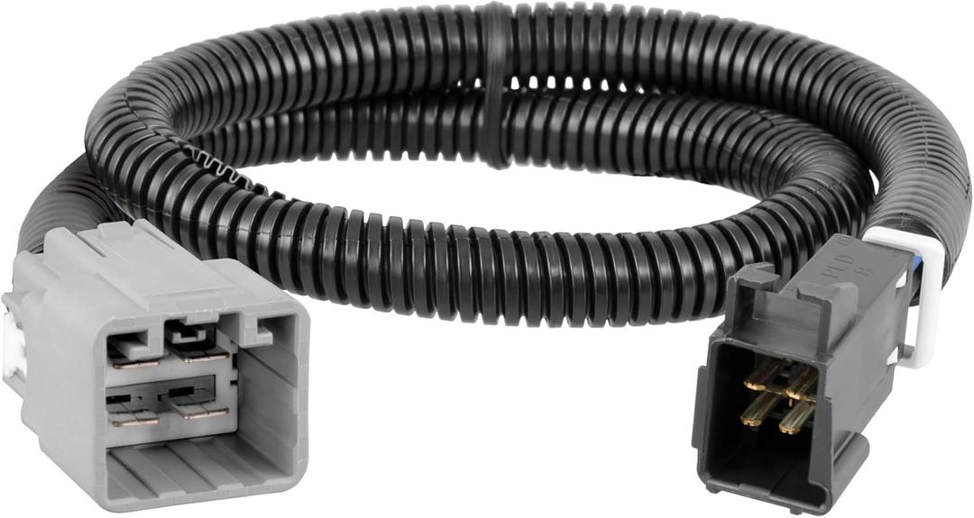 CURT 51458 Quick Plug Electric Trailer Brake Controller Wiring Harness, Fits Select Ram 1500, Classic, 2500, 3500, 4500, 5500