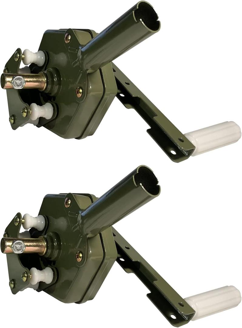 UYGALAXY 2PCS Greenhouse Sidewall Manual Film Roll up Hand Crank Winch for Greenhouse Ventilation Agricultural