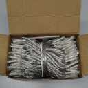 JMEXSUSS Connectable Warm White Christmas Lights Indoor Outdoor, 91.5ft 250 LED Christmas String Lights, 8 Modes Twinkle String Light Plug in for Tree Party Decoration