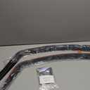 GEARMONSTER Car Window Deflectors Black Compatible with VW Caddy 2005-2018 Car Window Rain Protection Integrated Deflectors