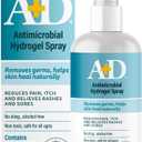 A+D Antimicrobial Hydrogel Spray  with Hypochlorous Acid, Removes Germs, Helps Heal Rashes & Irritations, Reduces Itch & Pain, Alcohol-Free, Non-Sting Formula, Safe for All Ages, 4oz