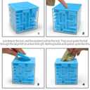 Trekbest Money Maze Puzzle Box - A Fun Unique Way to Give Gifts for Kids and Adults (Blue)