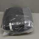 Window Insulation Kit for Winter 75"x79" Cold Weather Thermal Curtain with Heavy Cotton, Insulated Window Cover for Winter & Windows Draft Blocker for Winterizing Windows in Home RV BasementBlack