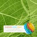 3 x 7.75" Biodegradable Plastic-Free Drinking Straws,Compostable Colorful Disposable Plant-Based Smoothie Straws 200pcs for Stylish Party Sturdy All Day Long