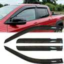 4pcs Original Shatterproof Side Window Wind Deflectors for Honda Ridgeline 2017-2025,Outside Mount Rain Guard Sets,Nice Looking Window Visor for Cars,Vent Deflectors for 17-25 Ridgeline 94276