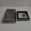 DOLALIKE Expandable kitchen Countertop Organizer, Stackable Cabinet Shelf Organizers, Space Saving Spice Rack Pantry Storage for Bathroom Office Organization (Black, 2 Pack)