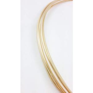 24 Gauge, 14/20 Yellow Gold Filled Wire Half Hard Round 14K Gold Filled Made in USA - 5FT by Craft Wire 