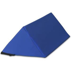 NYOrtho Positioning Wedge 45  Bed Wedge Pillow for Pressure Relief & Alignment  Side Sleeping Support for Elderly, Coccyx, Hip & Spine Stability, Wipeable Non-Slip Cover  17x8x8 in