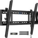 HOME VISION Heavy Duty Tilt TV Wall Mount Bracket for 48-120 Inch Flat/Curved TVs, 200Lbs Capacity, Fits 16/18/24 Inch Studs, Max VESA 800x600mm for LED OLED LCD
