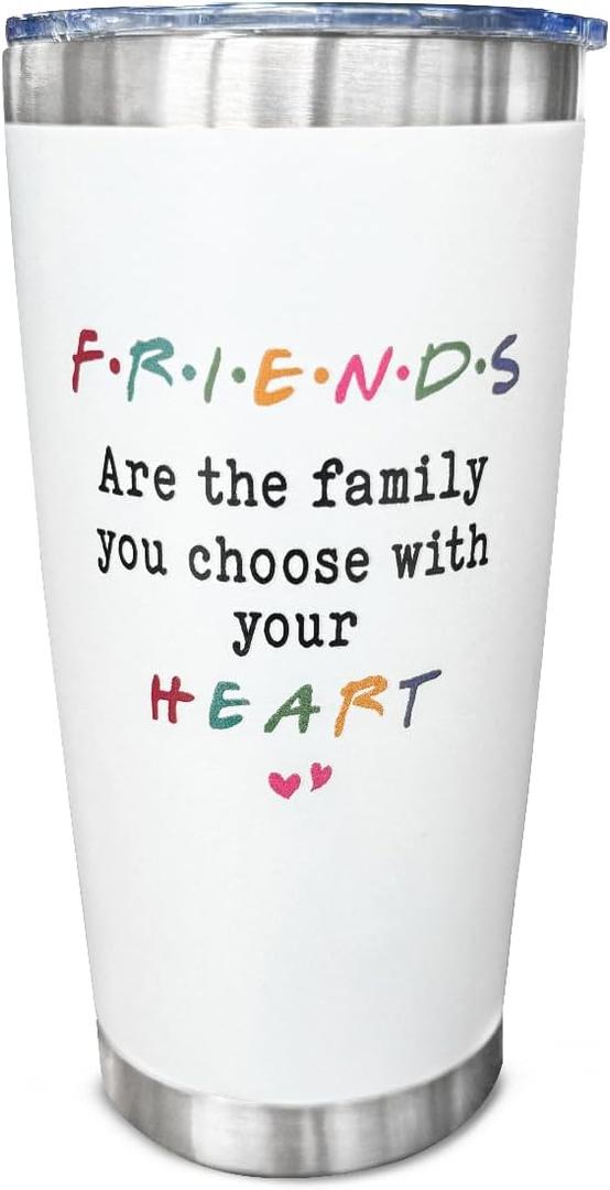 Friendship Gifts for Women Friends, 20 oz Stainless Steel Tumbler, Birthday, Christmas, Friendship Day Gifts for Friend, Bestie, BFF, Coworker, Woman, Female