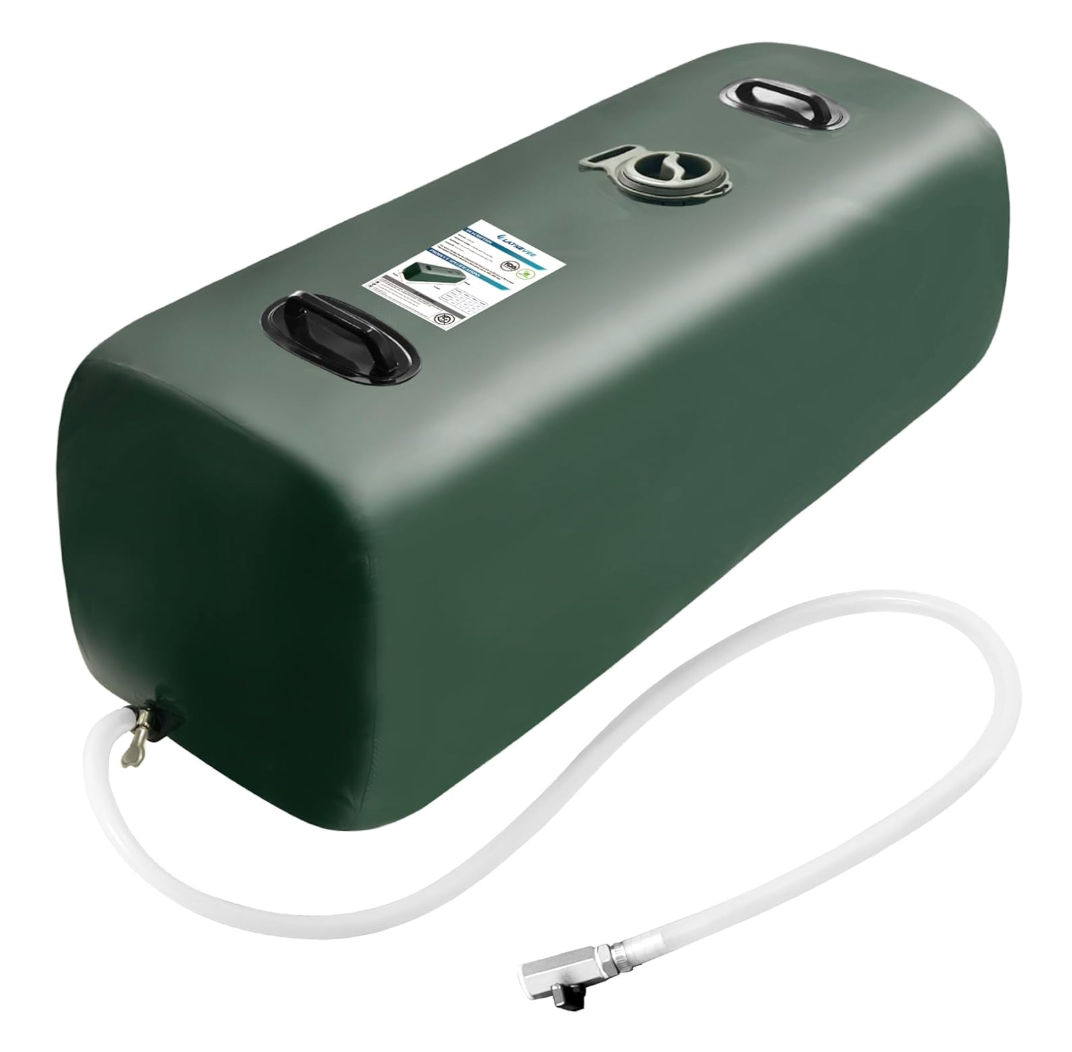 LATHEVEE Drinking Water Storage Bladder,50 Gallon Portable Water Bladder Tank, RV Water Tank, Can Be Used for Storing Drinking Water, Camping, Traveling, Wilderness Survival Patrols.