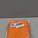 sancua Square Tablecloth - 70 x 70 Inch - Stain and Wrinkle Resistant Washable Polyester Table Cloth, Decorative Fabric Table Cover for Dining Tables, Buffet Parties and Camping, Orange