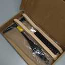 Welding Chipping Hammer with Coil Spring Handle,10.5",Cone and Vertical Chisel,11" Wire Brush (Black-3pc)