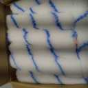 Leumoi 50 Pcs 6 Inch Microfiber Mini Paint Rollers, Blue & White