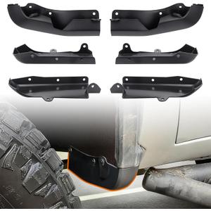 Mud Flap Delete Fit for Chevy Silverado 2500/3500 2020-2026,ABS No-Drill Mud Guards Compatible with Chevrolet Silverado 2500/3500HD Accessories 2020-2026 Wheel Fender Delete Kit