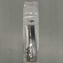 4 PCS Hollow Threaded Tube Stainless Steel 8 Inch Capillary Tube Inner Threaded Rods Studs Round Tubing Metal Straight Pipe Fittings Replacement Accessories with M4 Screws Hardware DIY Repair Part