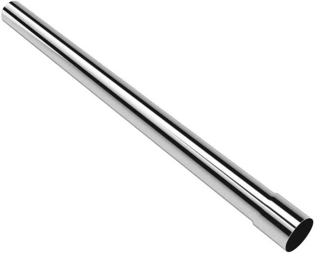Universal 2.5 Inch 304 Stainless Steel Straight Exhaust Pipe, 45 Inch Length, 0.048 Inch Thickness