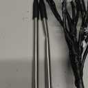 Glooglitter 2 Pcs Solar Christmas Snowflake Pathway Lights Outdoor Decorations 8 Modes 40 LED Solar Snowflake Stake Lights Waterproof 28" H Christmas Outside Decor for Garden Walkway Porch Yard