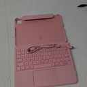 ESR Ascend Keyboard Case for iPad Air 11" (M3/M2, 2025/2024) & iPad Pro 11 (4th/3rd/2nd/1st Gen), iPad Air 5th/4th, Magnetic Detachable, Adjustable Portrait/Landscape Stand, Pink